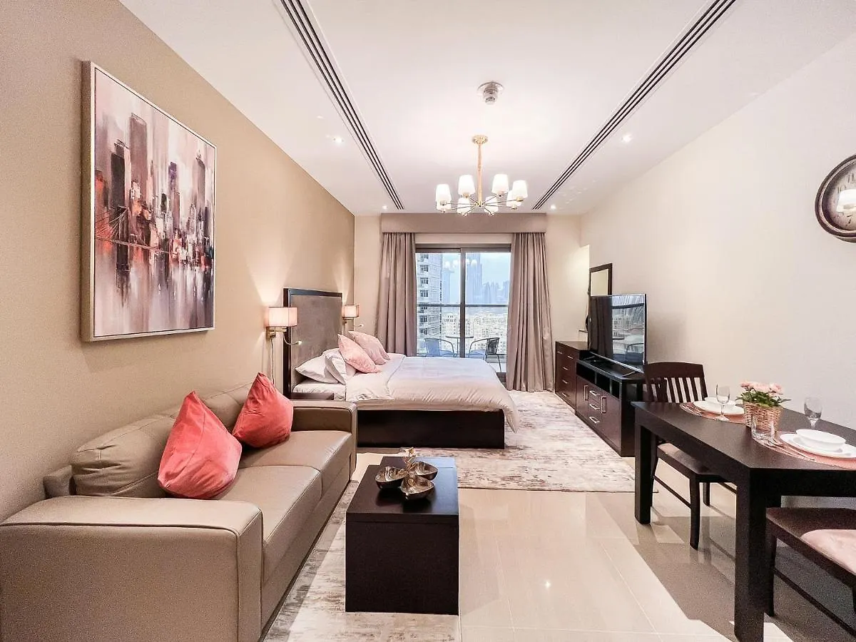 Luton Vacation Homes - Elite Downtown Residence Studio, Burj Khalifa View Dubai - 80Ab3